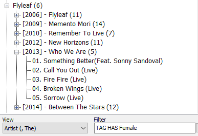 Album List 解説 - foobar2000 Wiki